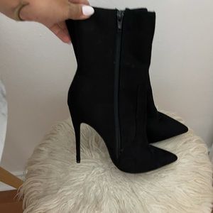 Black ankle boots